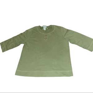 Sage green Henley long sleeve
